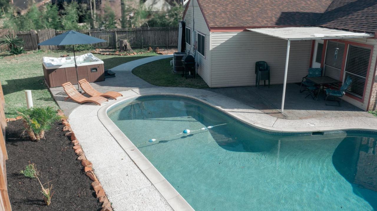 Вилла 1976Houstongem Luminous Pvtpool & Hottub Dt20Mins For Lrg Families 6Beds 2Bath Экстерьер фото